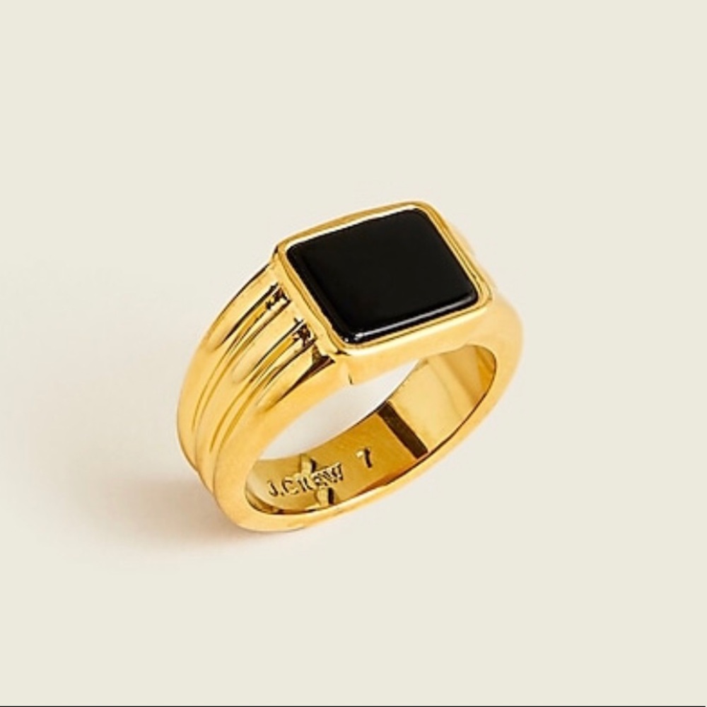 Onyx Signet Ring